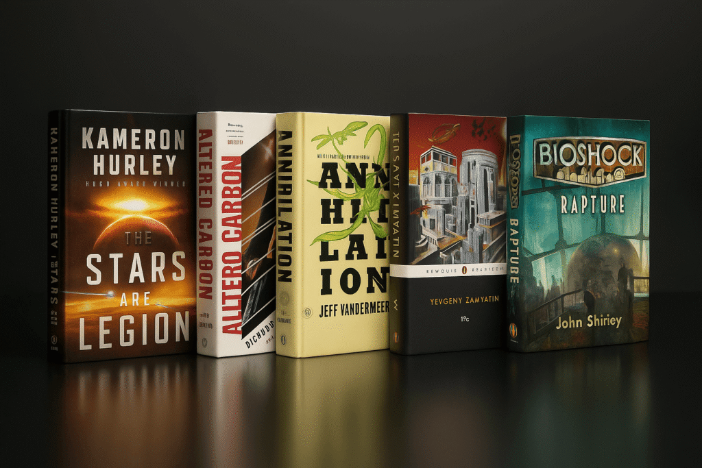 7 Intense and Atmospheric Books Like BioShock You Shouldn't Miss 2 books-like-bioshock.png